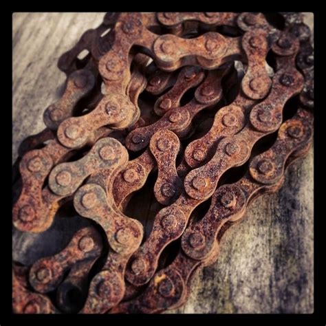 Rusty Chain On Bike
